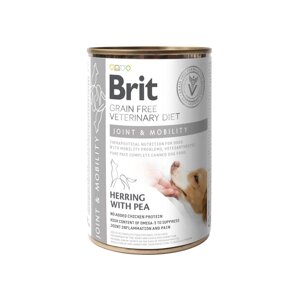 Вологий корм Brit VetDiets Joint & Mobility для підтримки здоров'я суглобів у собак, 400 г в Києві от компании Multizoo - зоотовары для животных