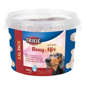 Ласощі для собак Trixie Soft Snack Bony Mix, XXL Pack мікс м'яса, 1,8 кг в Києві от компании Multizoo - зоотовары для животных