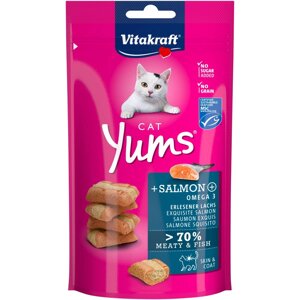 Ласощі для котів Vitakraft Yums 40 г (лосось і Омега-3) в Києві от компании Multizoo - зоотовары для животных