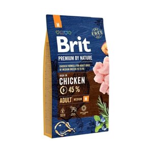 Корм д / собак Brit Premium Dog Adult M 3 kg