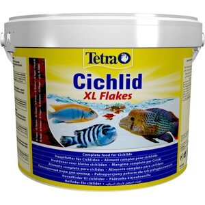 Корм Tetra Cichlid XL Flakes для рибок цихлід, 1,9 кг (пластівці)