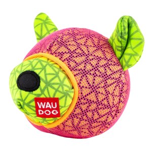 Іграшка для собак WAUDOG Fun, "Ведмедик", Ш 12 см, Дл 11см рожевий в Києві от компании Multizoo - зоотовары для животных