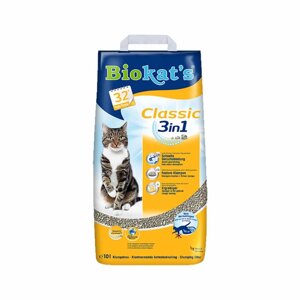 Пісок Biokats CLASSIC (3in1) 10L+10L в подарок в Києві от компании Multizoo - зоотовары для животных