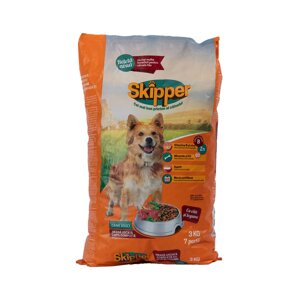 Сухий корм для собак SKIPPER яловичина та овочі, 3 кг в Києві от компании Multizoo - зоотовары для животных