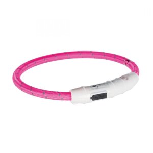 Нашийник світиться з USB рожевий XS-S 35cм / 7мм в Києві от компании Multizoo - зоотовары для животных