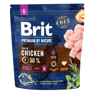 Корм д / собак Brit Premium Dog Adult S 1 kg