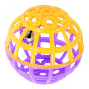 Іграшка для кішок Природа М'яч з брязкальцем 4,5 см (пластик, кольори в асортименті)