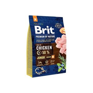 Корм для цуценят Brit Premium Dog Junior M 15 kg