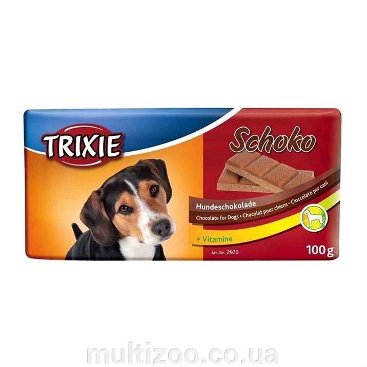 Шоколад для собак "Schoko" 100 гр від компанії Multizoo - зоотовари для тварин - фото 1