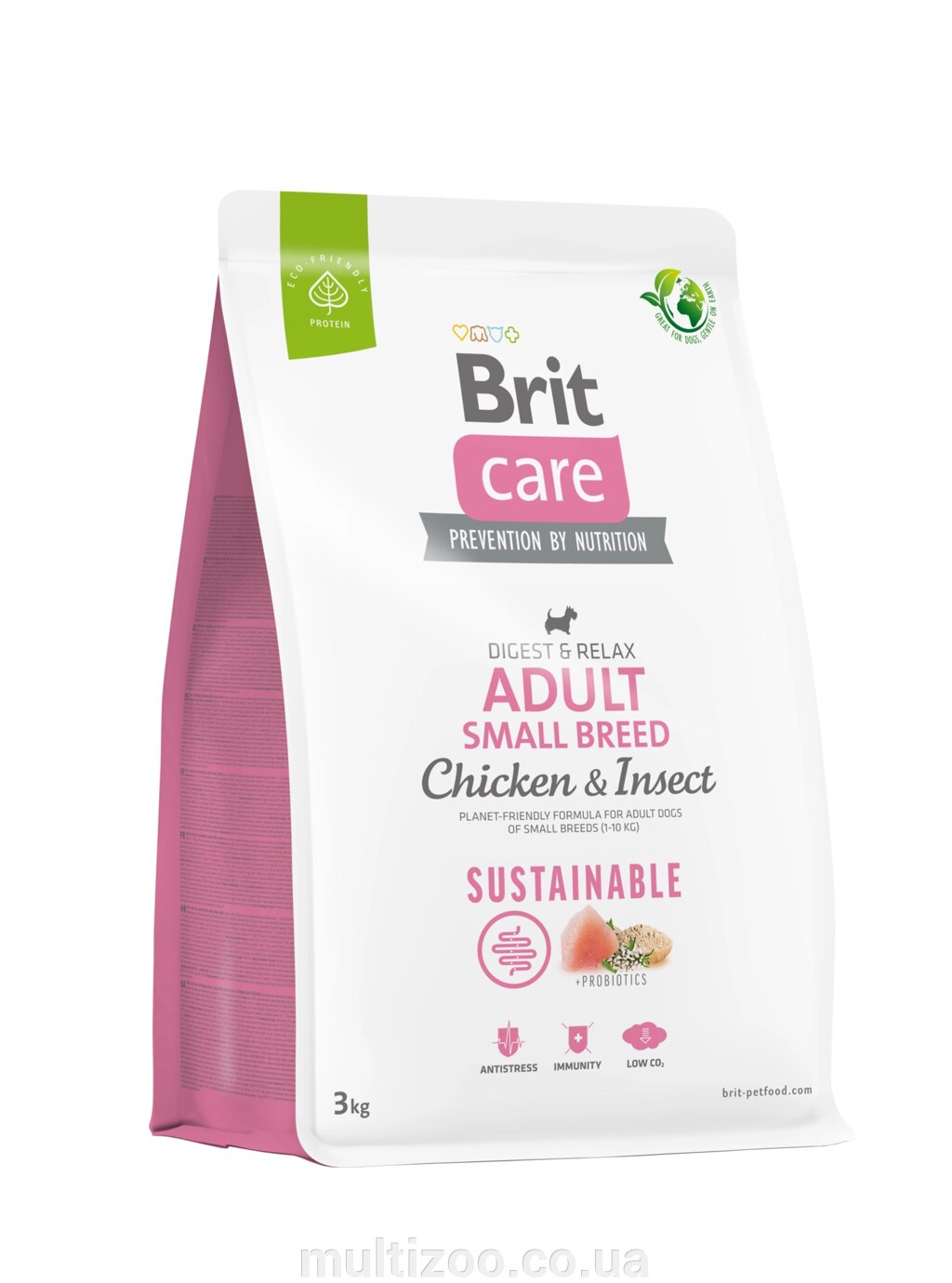 Сухий корм Brit Care Adult Small Breed Lamb & Rice 1 kg (д/собак вагою до 10 кг) від компанії Multizoo - зоотовари для тварин - фото 1