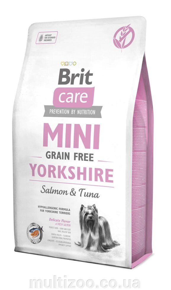 Сухой корм Brit  Care GF Mini Yorkshire 2 kg (д/собак малых пород) від компанії Multizoo - зоотовари для тварин - фото 1