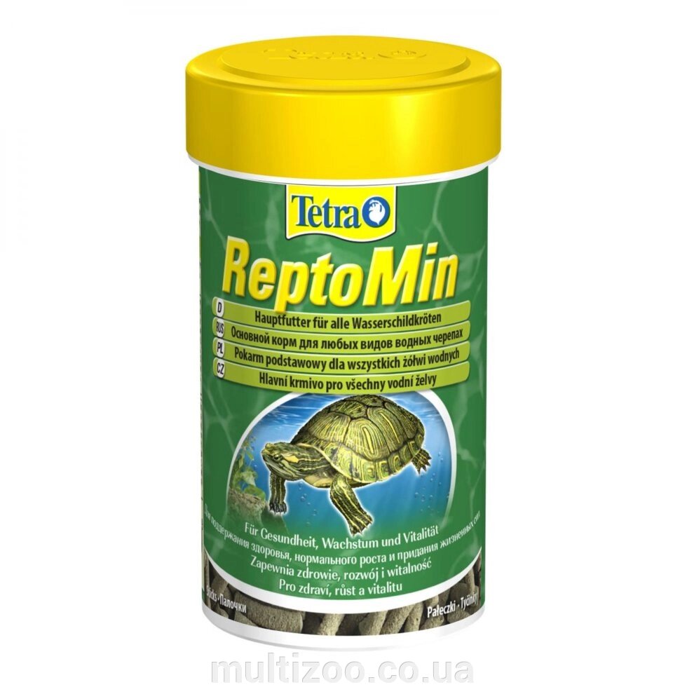 Tetra ReptoMin  100ml  корм  для черепах в виде палочек від компанії Multizoo - зоотовари для тварин - фото 1