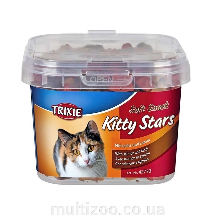 Вітаміни для кішок Відро пластик. "Kitty Stars" 140гр від компанії Multizoo - зоотовари для тварин - фото 1