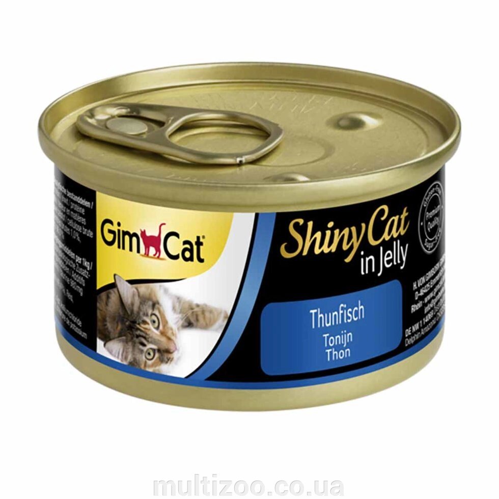 Вологий корм д / кішок Shiny Cat k 70g тунець від компанії Multizoo - зоотовари для тварин - фото 1