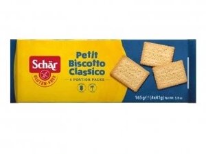 10 шт. Безглютенові печива Schar Petit Beurre 165г