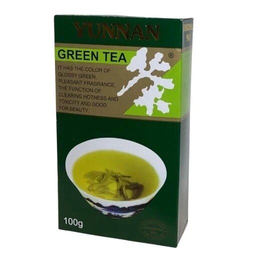 10 шт. Зелений листовий чай Yunnan 100 г Green Tea G901 100g від компанії Інтернет-магазин EconomPokupka - фото 1