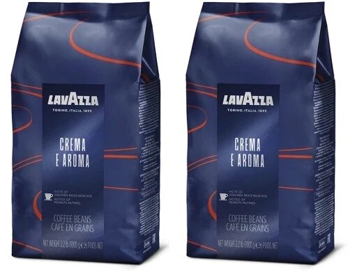 2 Кава в зернах Lavazza Espresso Crema e Aroma 1000 г від компанії Інтернет-магазин EconomPokupka - фото 1