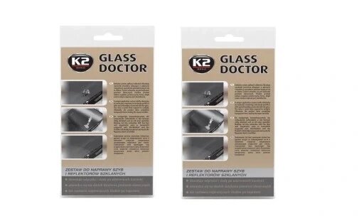 2 Ремонтний набір для скла та фар K2 Glass Doctor від компанії Інтернет-магазин EconomPokupka - фото 1