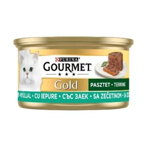 24x Вологий корм для котів Gourmet rabbit 0,085 кг