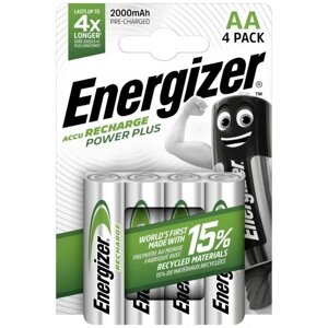 3 шт. Акумулятор нікель-металогідридний (nimh) Energizer Aa (r6) 2000 Mah 4 шт. 4х акумулятори Power Plus Hr6 Nh15 1,2v