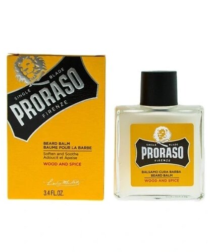 3 шт. Бальзам для бороди Proraso Wood And Spice 100 мл для догляду за вусами