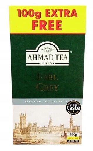 3 шт. Чорний листовий чай Ahmad Tea 500 г Earl Grey розсипний 500г від компанії Інтернет-магазин EconomPokupka - фото 1