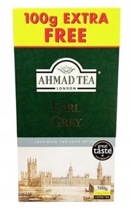 3 шт. Чорний листовий чай Ahmad Tea 500 г Earl Grey розсипний 500г