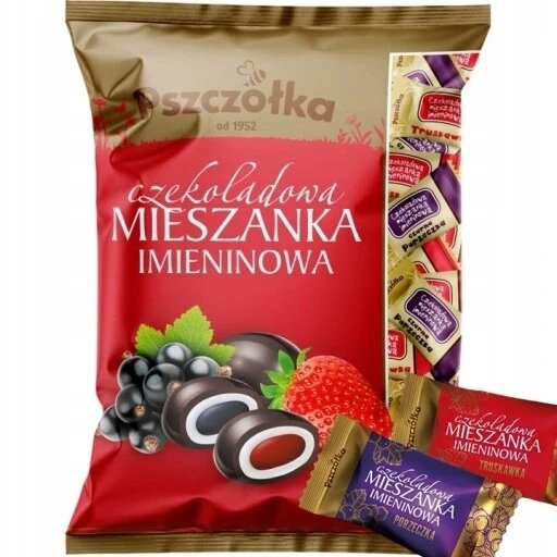 3 шт. Цукерки "іменинний асорті" 1кг "бджілка" 1000 від компанії Інтернет-магазин EconomPokupka - фото 1