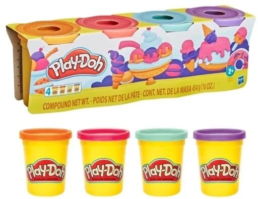 3 шт. Доповнюючі трубки Play-doh E4869 шт. Hasbro набір з пластиліну від компанії Інтернет-магазин EconomPokupka - фото 1