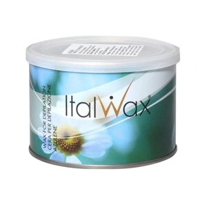 3 шт. Italwax 400мл азуленовий віск в банці для депіляції