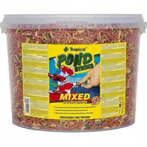 3 шт. Корм у вигляді паличок Tropical Pond Sticks Mixed 900 г (11л/900г) для риб від компанії Інтернет-магазин EconomPokupka - фото 1