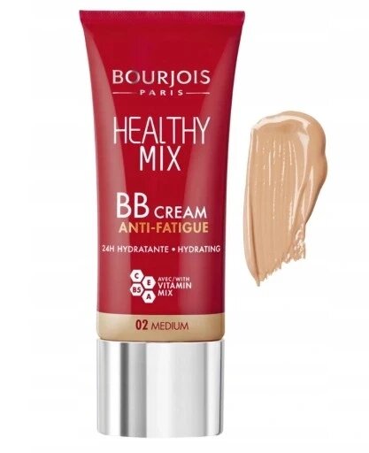 3 шт. Крем Bb Bourjois Healthy Mix 02 середній 30 мл 24h гідро від компанії Інтернет-магазин EconomPokupka - фото 1