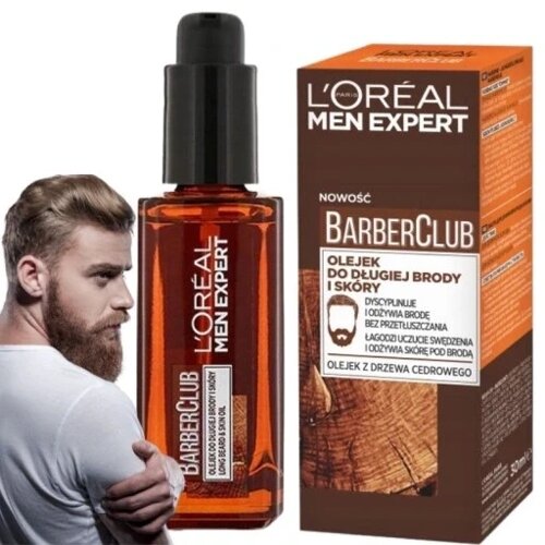 3 шт. Олійка для бороди L'oréal Paris Barber Club 30 мл L'oreal Men Expert 30 мл