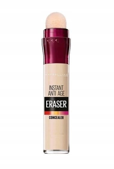 3 шт. Maybelline Instant Eraser коректор для області навколо очей відтінок 00 Ivory з губкою 6,8 мл від компанії Інтернет-магазин EconomPokupka - фото 1