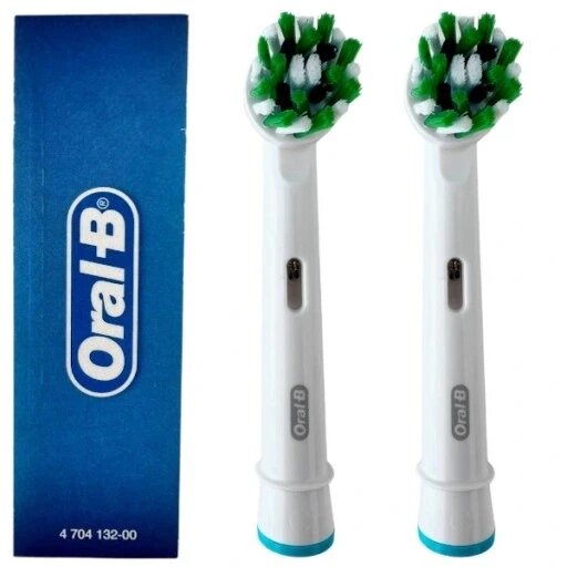 3 шт. Насадки для зубних щіток Oral-b Io 2 штуки оригінальні Cross Action Eb50-2 від компанії Інтернет-магазин EconomPokupka - фото 1