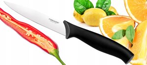 3 шт. Ніж для очищення Fiskars 11 см кухонний для різання овочів фруктів гострий сталевий 11см