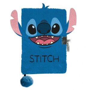 3 шт. Плюшовий щоденник Paso Stich на замку Lilo Stitch Disney для дівчаток