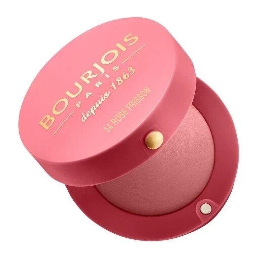 3 шт. Пресований рум'яна рожевого кольору Bourjois S0560712 54 Rose Frisson 2,5 г випечені Frosted від компанії Інтернет-магазин EconomPokupka - фото 1