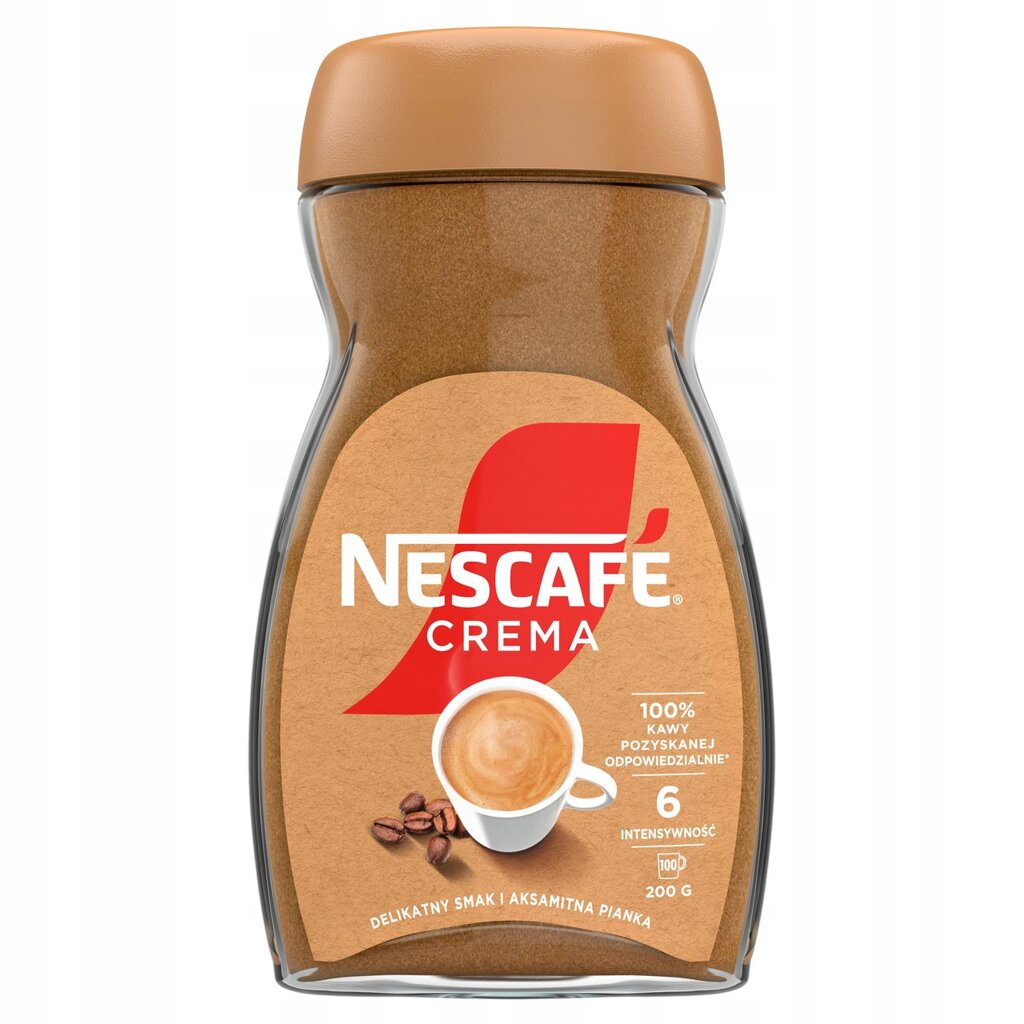 3 шт. Розчинна кава Nescafe Crema 200 г від компанії Інтернет-магазин EconomPokupka - фото 1