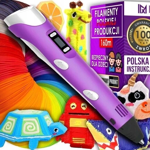 3d ручка дитяча принтер Magic Pen Set + Pla картриджі 160 метрів 3d 160 Intmix Exclusive Edition від компанії Інтернет-магазин EconomPokupka - фото 1