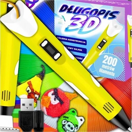 3d ручка дитяча принтер Magic Pen Set + Pla картриджі 200 метрів 3d 200 Memfis від компанії Інтернет-магазин EconomPokupka - фото 1