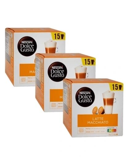 3х Nescafe Dolce Gusto Latte Macchiato капсули 30 шт від компанії Інтернет-магазин EconomPokupka - фото 1