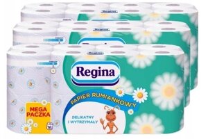 3х Папір туалетний Regina ароматизований 16 шт