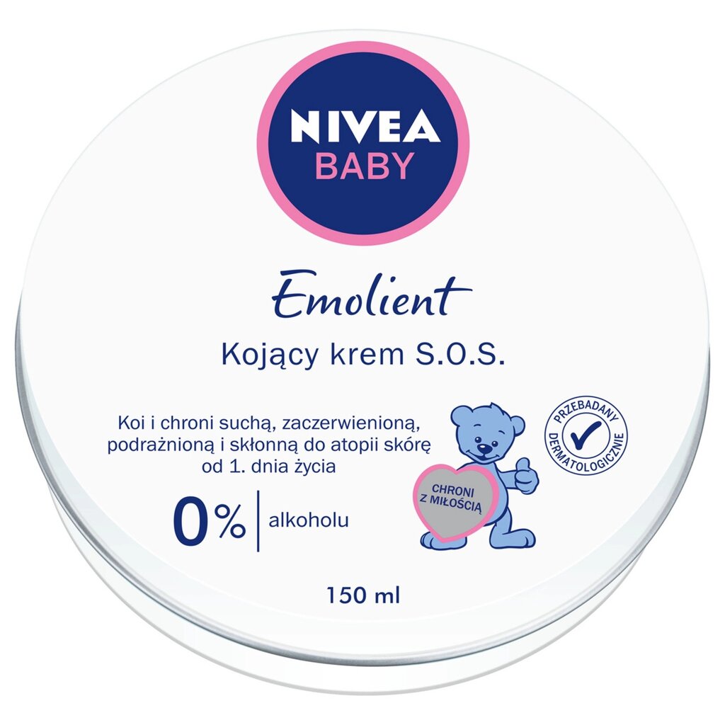 4 шт. Крем для догляду Nivea 150 мл 160 Baby заспокійливий емолієнт S. o.s для сухої шкіри від компанії Інтернет-магазин EconomPokupka - фото 1