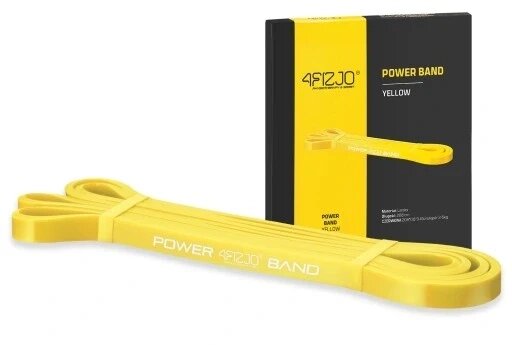 4fizjo жовта Power Band P00 гума для вправ 2-5 кг 1 шт. стрічка для розтяжки від компанії Інтернет-магазин EconomPokupka - фото 1