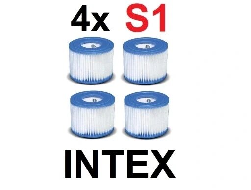 4x фільтр для насосу спа джакузі Intex вставка типу S1 для басейну типу садового басейну 29001 від компанії Інтернет-магазин EconomPokupka - фото 1