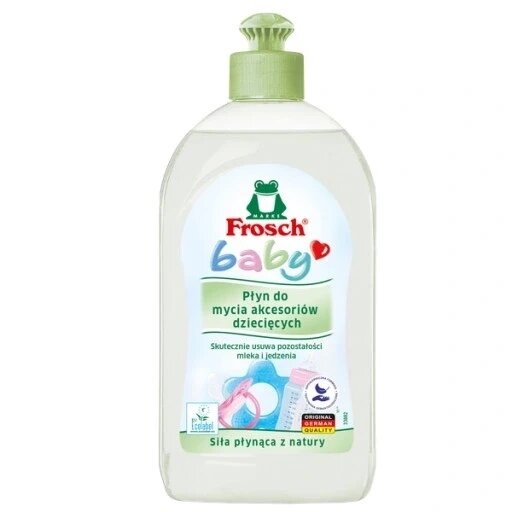 6 шт. Рідина для миття дитячих аксесуарів Frosch 500 мл Baby безпечне очищення немовлят 500 мл від компанії Інтернет-магазин EconomPokupka - фото 1