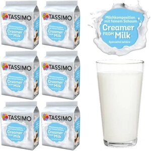 6 Tassimo Creamer з молочних капсул 16 шт