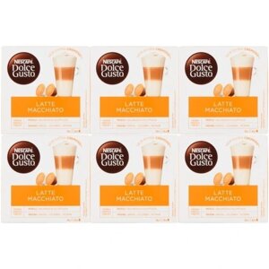 6x Капсули Nescafe Dolce Gusto Latte Macchiato 16 шт