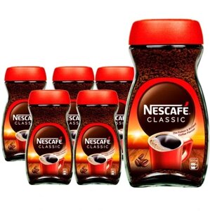 6x Кава розчинна Nescafe Classic 200 г